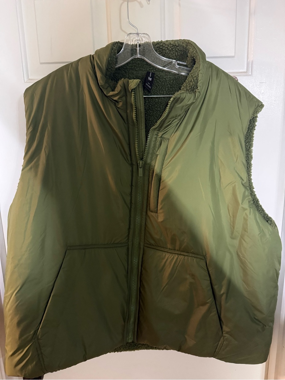 all in motion Olive Green Puffer Vest